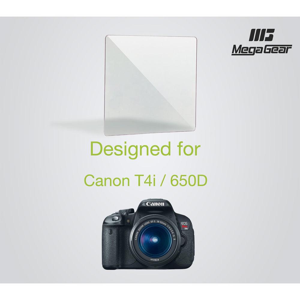 MegaGear LCD Optical Screen Protector for the Canon EOS T4i DSLR.