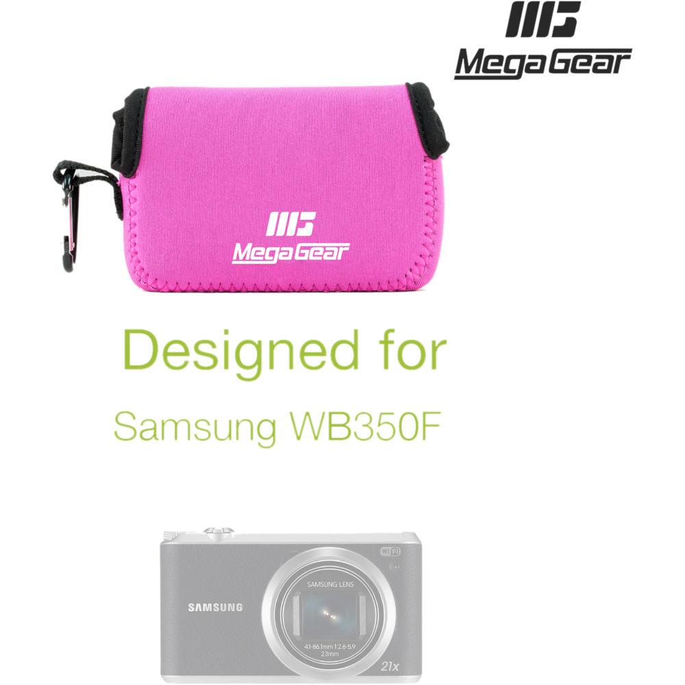 MegaGear Ultra-Light Neoprene Camera Case with Carabiner for Samsung WB350F