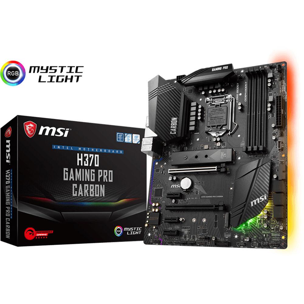 MSI H370 Gaming Pro Carbon LGA 1151 ATX Motherboard