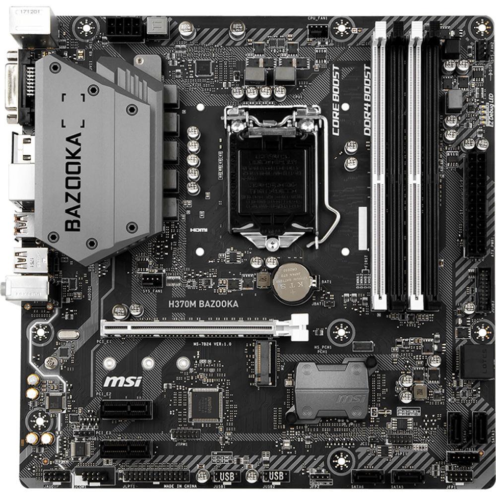 MSI H370M Bazooka LGA 1151 Micro-ATX Motherboard