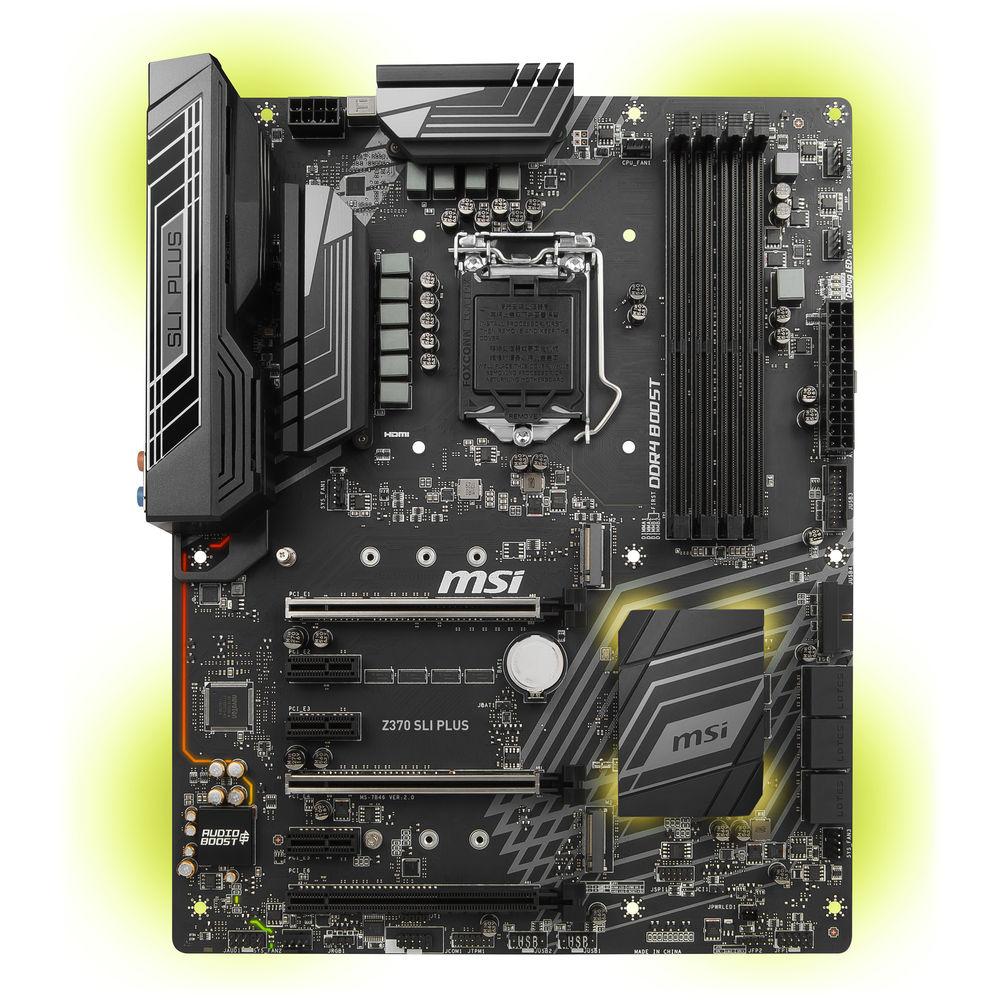 MSI Z370 SLI Plus LGA 1151 ATX Motherboard