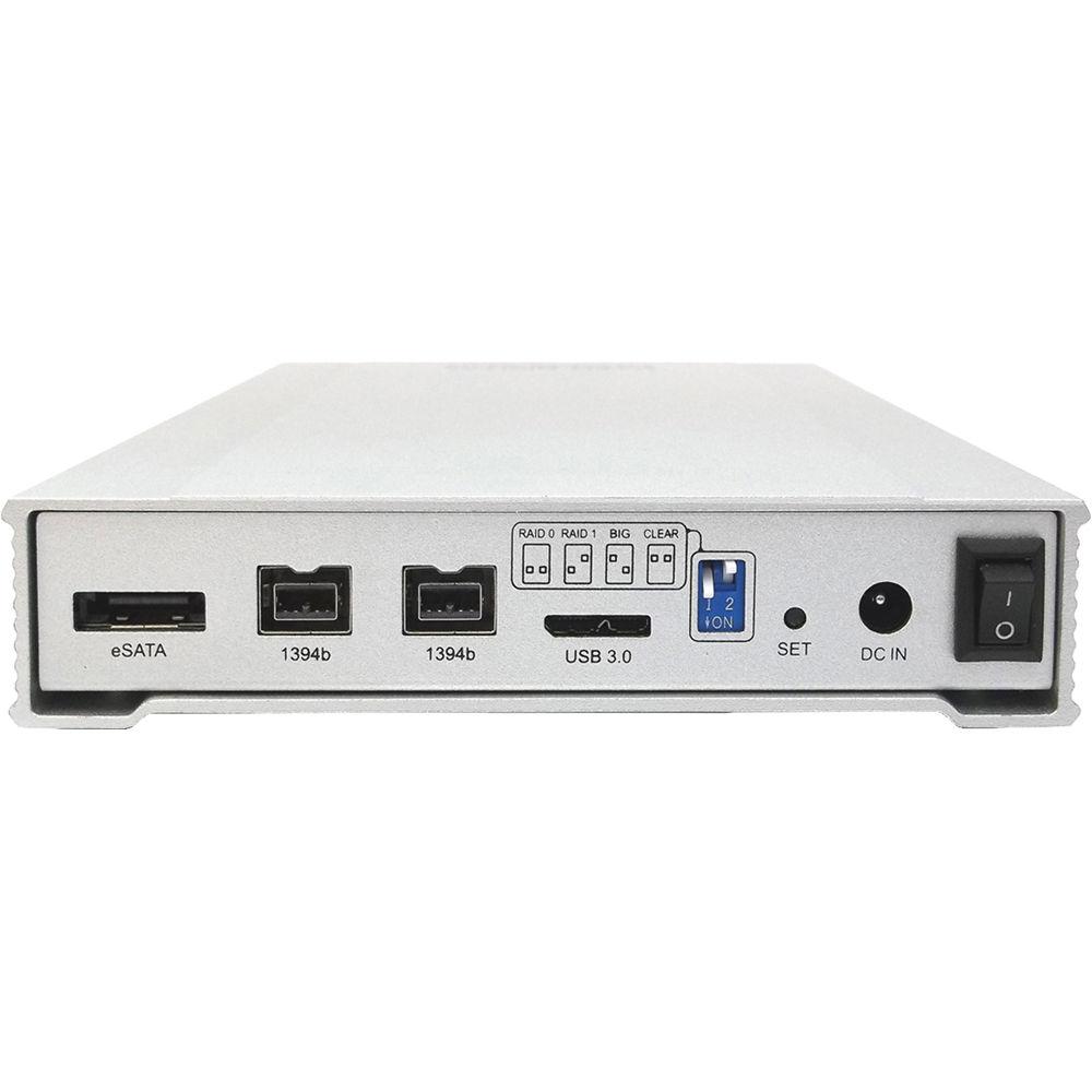 Oyen Digital MiniPro RAID V2 2TB 2-Bay USB 3.0 RAID Array