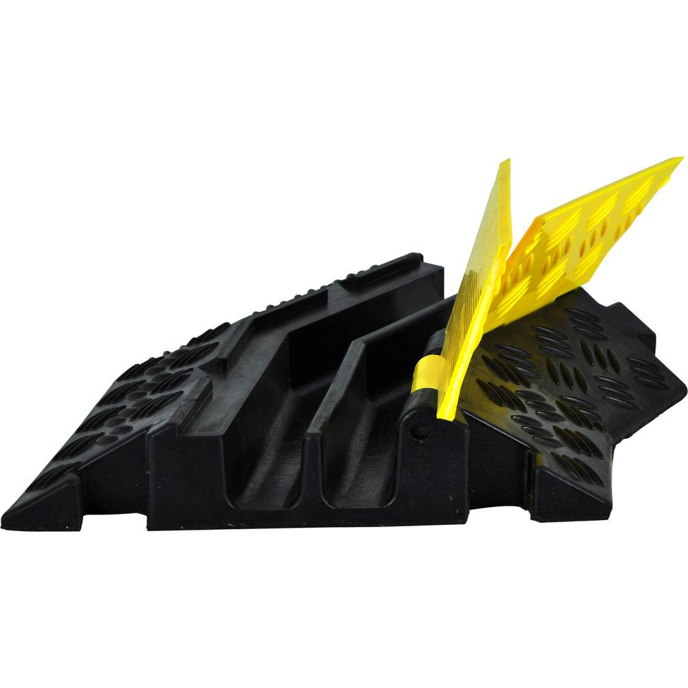 Pyle Pro PCBLCO34 Two-Channel Right-Turn Cable Protective Cover Ramp