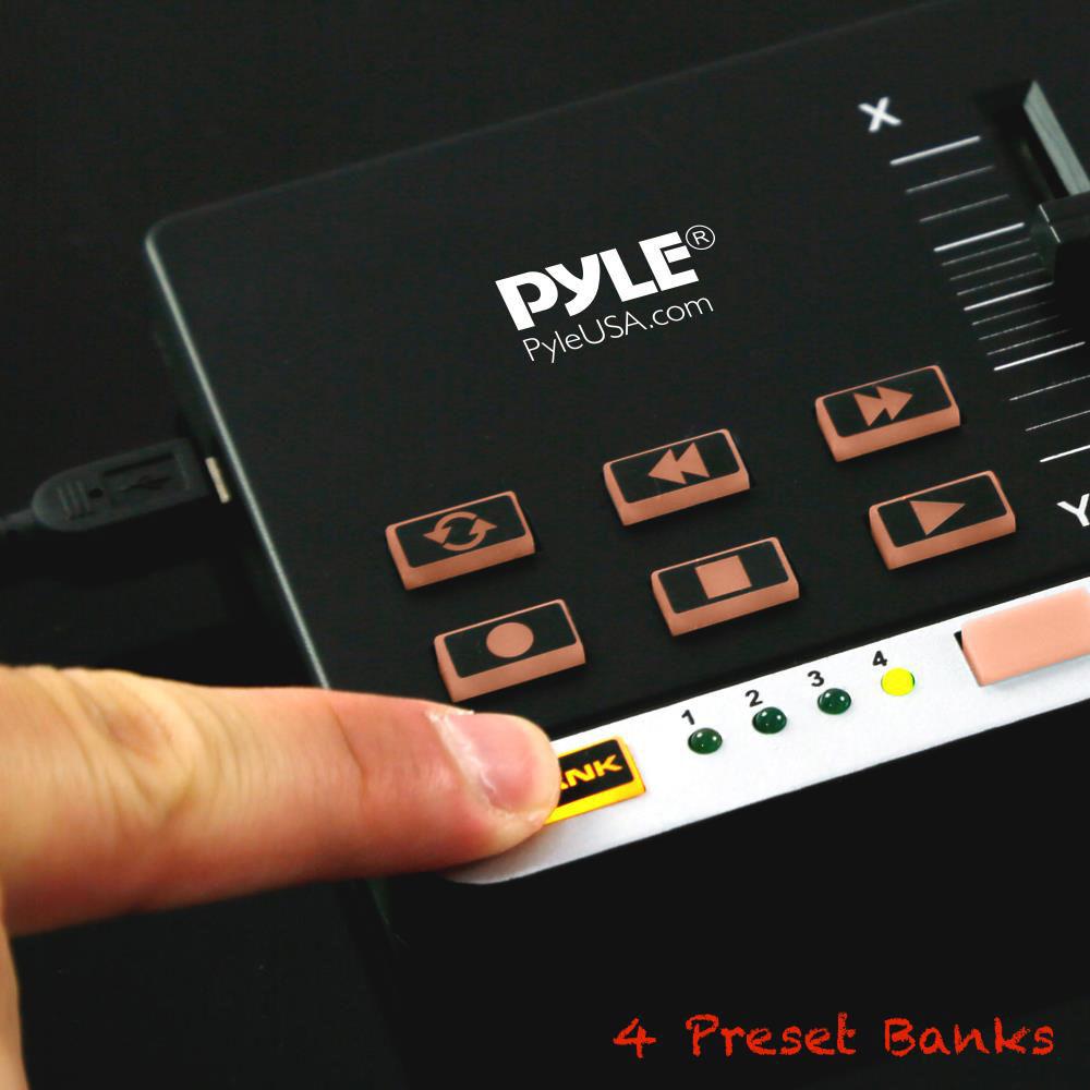 Pyle Pro PMIDIPD20 Compact Digital Drum Pad & USB Controller