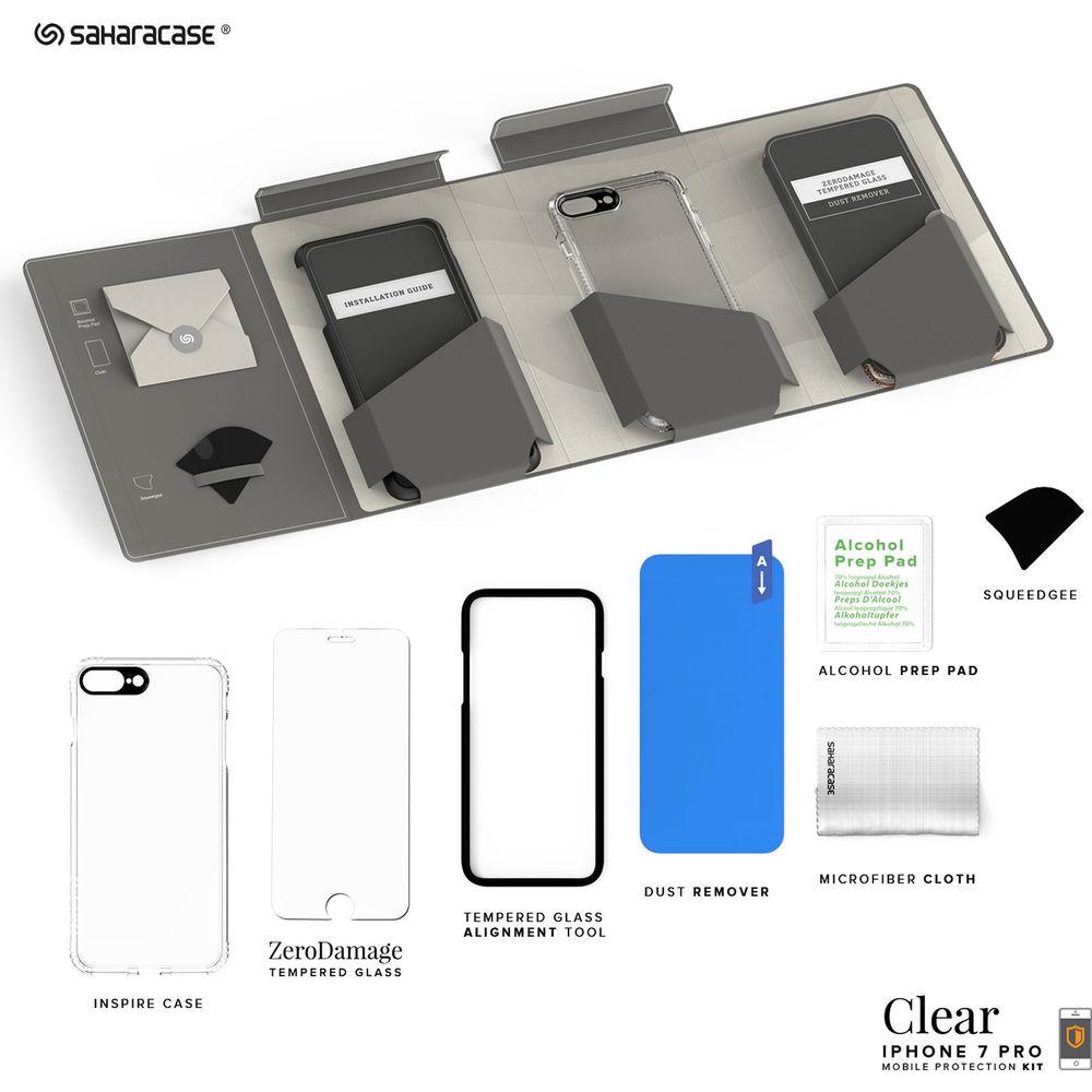 Sahara Case Clear Protection Kit for iPhone 7 Plus and 8 Plus, Sahara, Case, Clear, Protection, Kit, iPhone, 7, Plus, 8, Plus