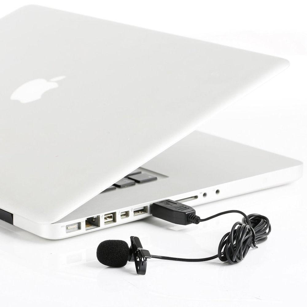 Saramonic SR-ULM7 USB Clip-on Lavalier Microphone for Mac and Windows Computers