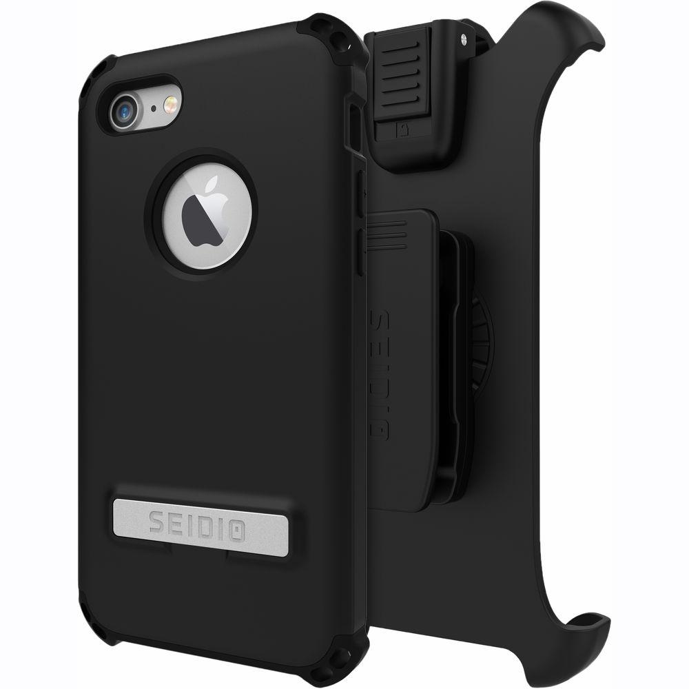 Seidio Dilex Case with Kickstand for iPhone 7 8 and Holster, Seidio, Dilex, Case, with, Kickstand, iPhone, 7, 8, Holster