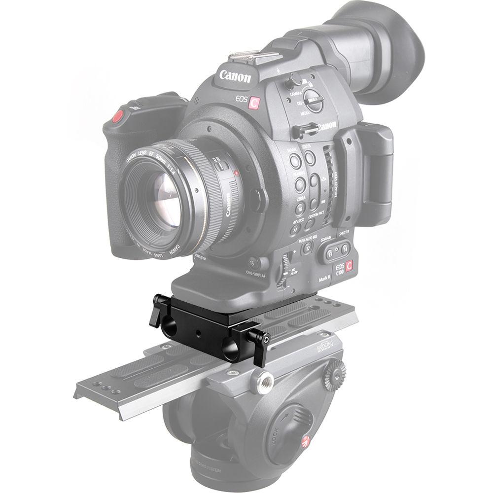 SmallRig Tripod Mounting Plate with 15mm Rod Clamp