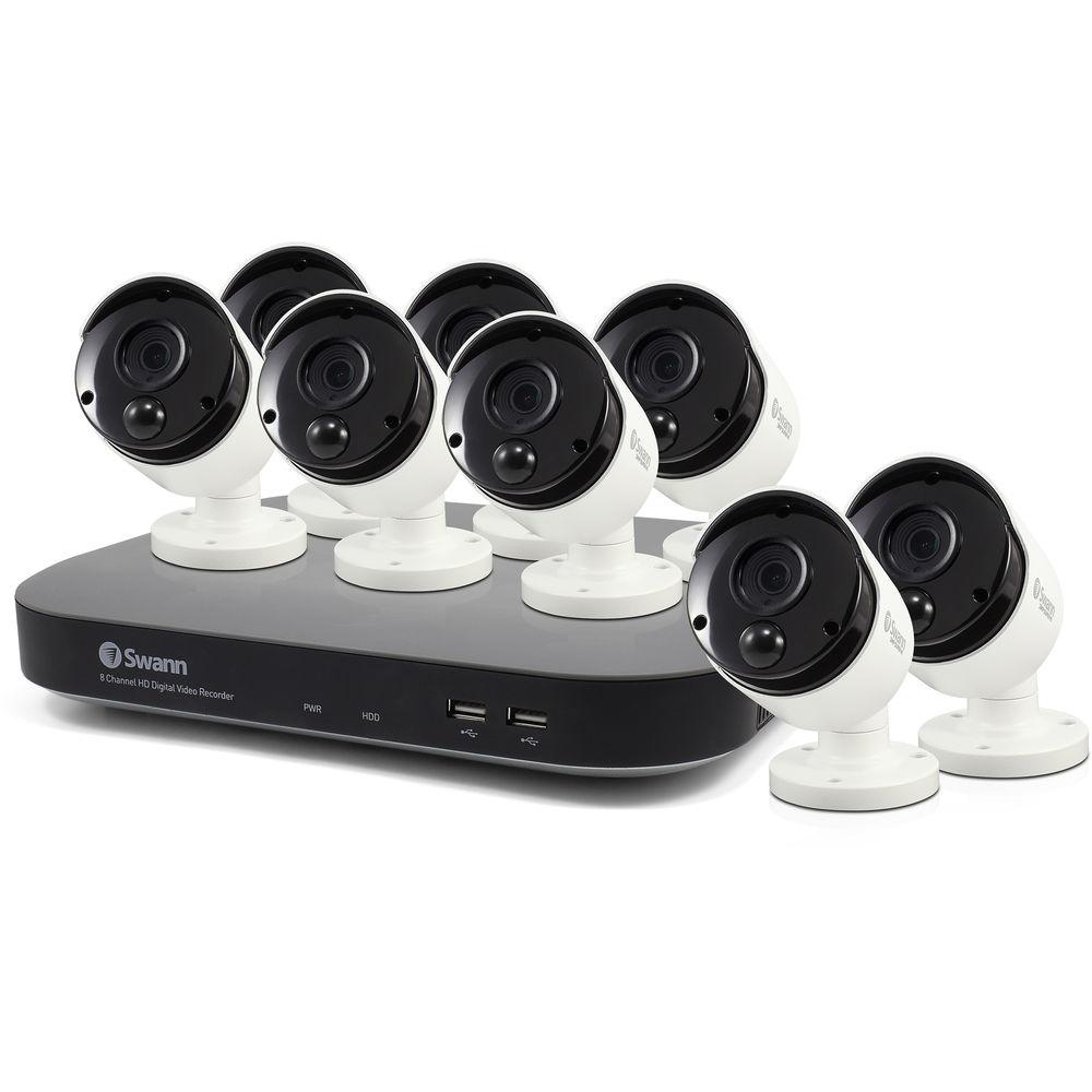 Swann 8-Channel 3MP DVR with 2TB HDD and 8 3MP Outdoor Bullet Cameras, Swann, 8-Channel, 3MP, DVR, with, 2TB, HDD, 8, 3MP, Outdoor, Bullet, Cameras