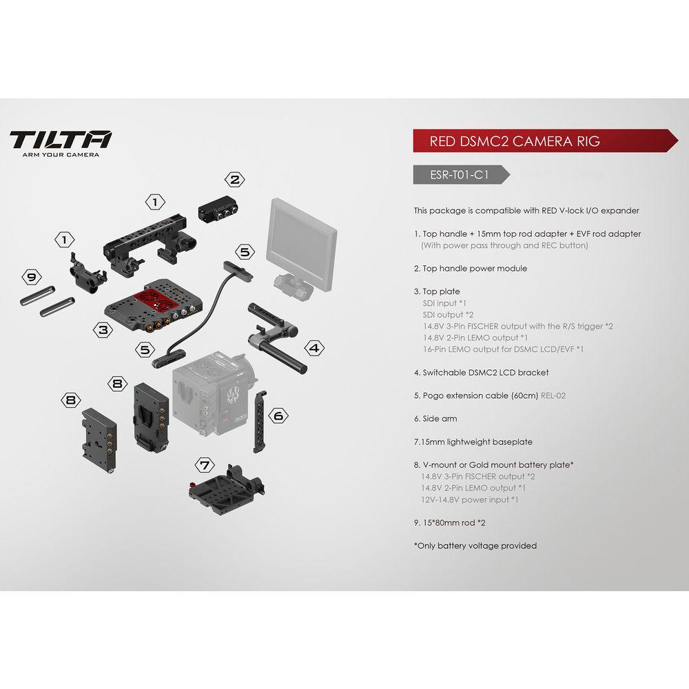 Tilta RED DSMC2 Rig with SDI Top Plate