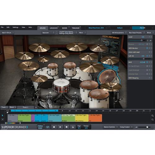 Toontrack Superior Drummer 3 Upgrade - Virtual Instrument and Drum Production Plug-In, Toontrack, Superior, Drummer, 3, Upgrade, Virtual, Instrument, Drum, Production, Plug-In
