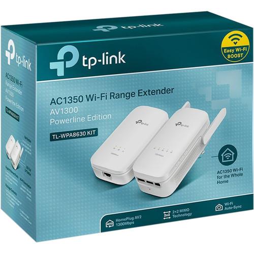 TP-Link TL-WPA8630 KIT AV1300 Gigabit Powerline ac Wi-Fi Kit, TP-Link, TL-WPA8630, KIT, AV1300, Gigabit, Powerline, ac, Wi-Fi, Kit
