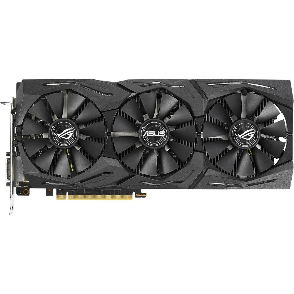 ASUS Republic of Gamers Strix GeForce GTX 1070 Ti Advanced Edition Graphics Card, ASUS, Republic, of, Gamers, Strix, GeForce, GTX, 1070, Ti, Advanced, Edition, Graphics, Card