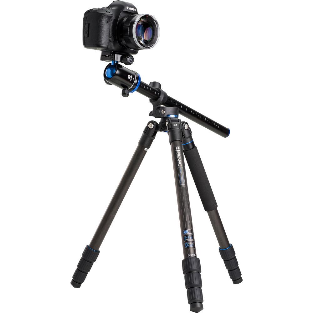 Benro FGP28C Go Plus 4-Section Carbon Fiber Travel Tripod
