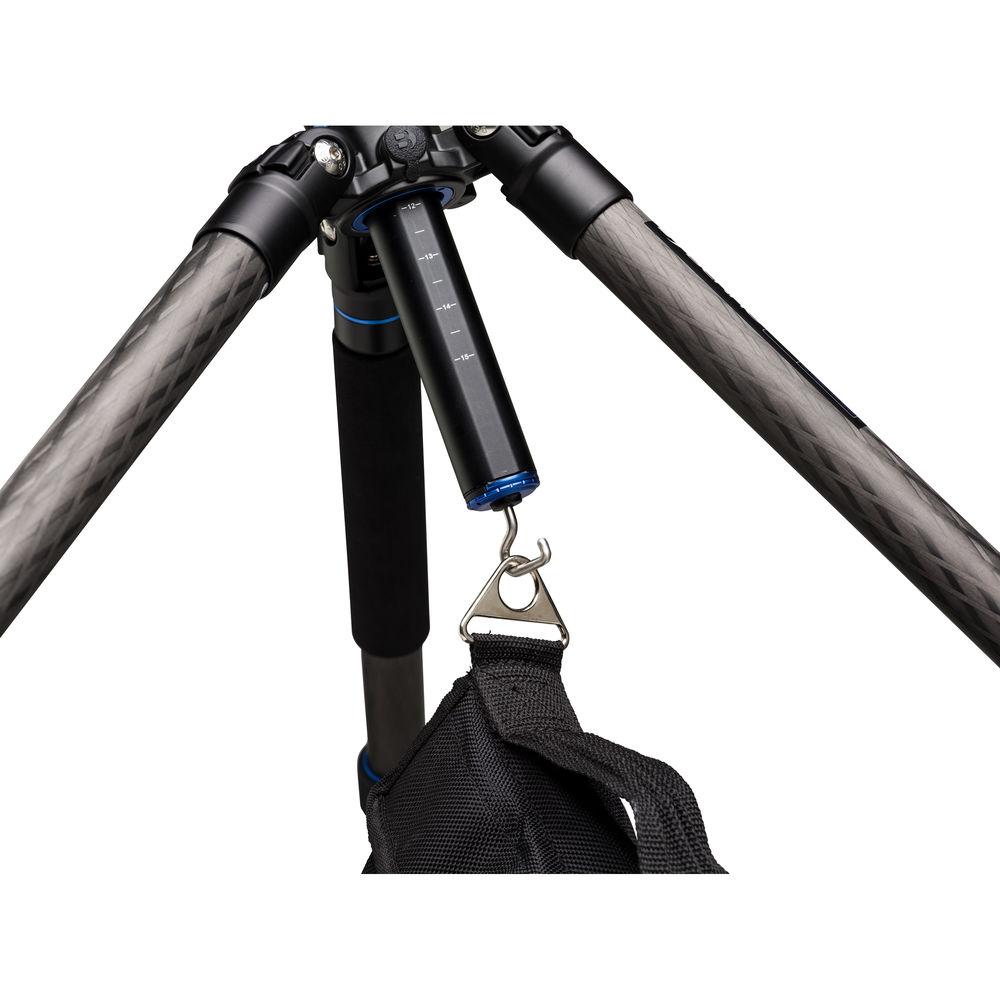 Benro FGP28C Go Plus 4-Section Carbon Fiber Travel Tripod