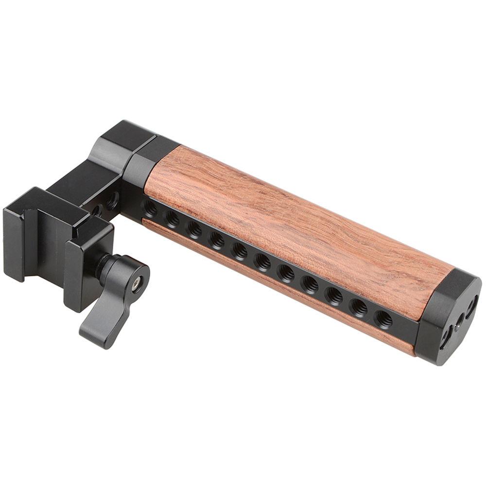 CAMVATE Wood Top Handle with 50mm NATO Rail