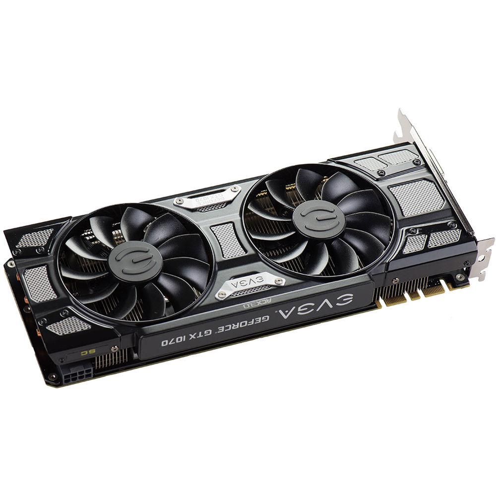 EVGA GeForce GTX 1070 SC GAMING Black Edition Graphics Card