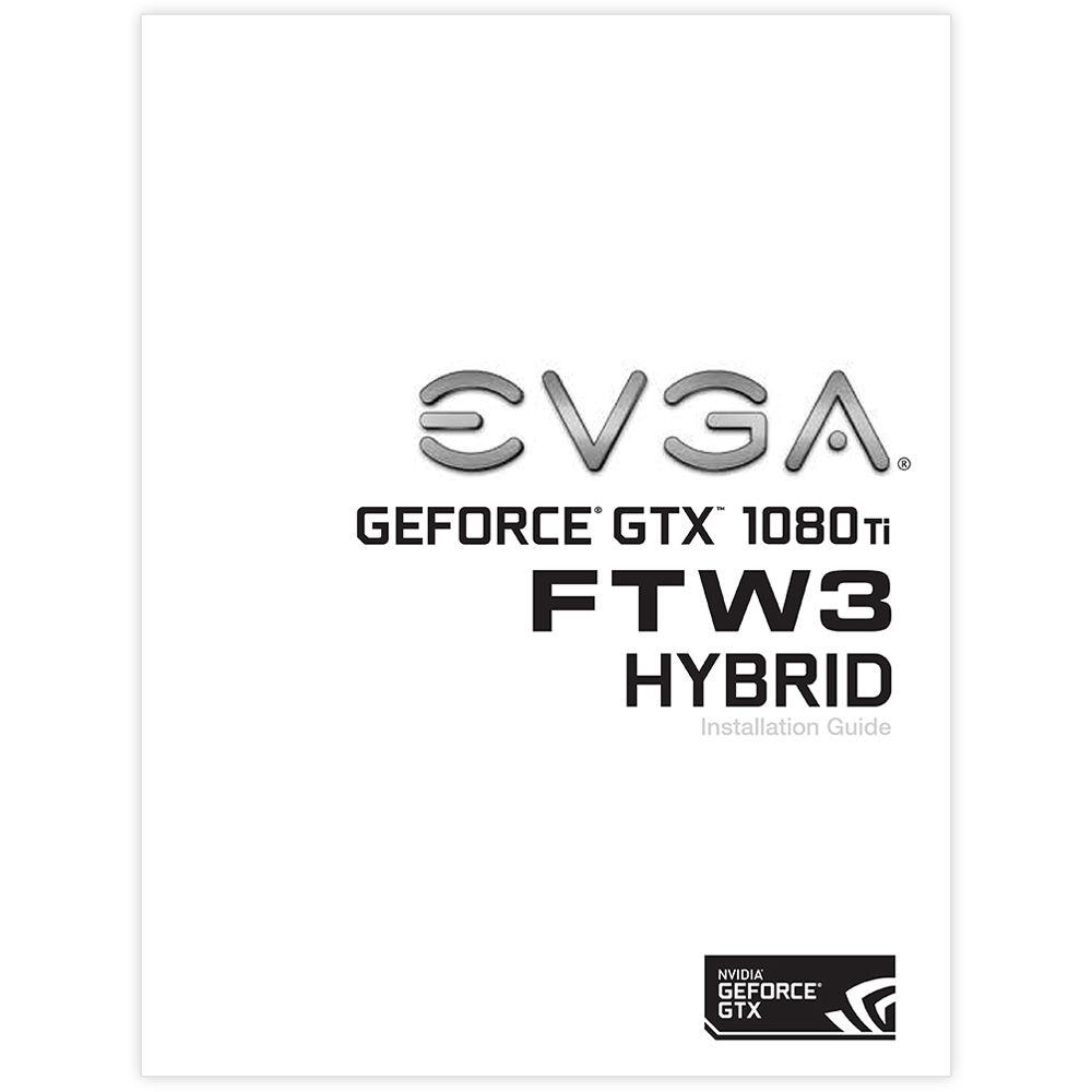 EVGA Hybrid Water Block Cooler for GTX 1080 Ti FTW3 Graphics Cards