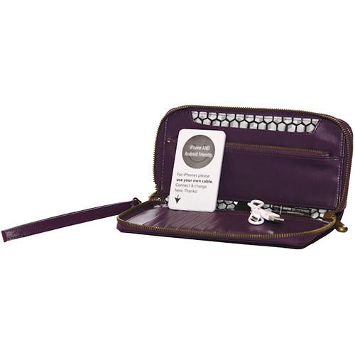 Jill-E Designs Bryn Tech Wristlet with Built-In Phone Charger