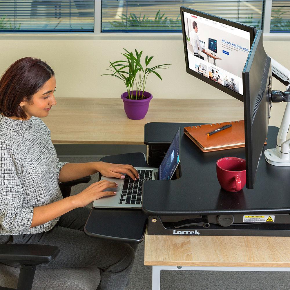 Loctek LXR30 30" Sit-Stand Desktop Riser