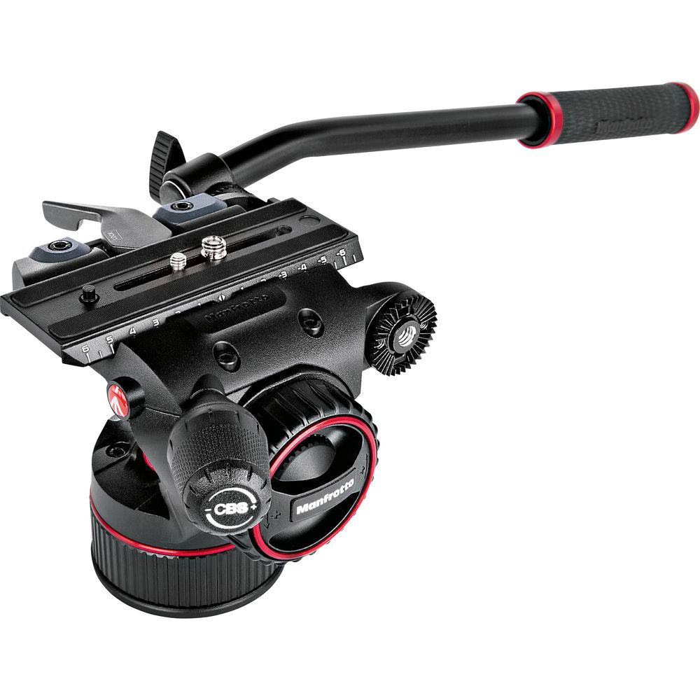 Manfrotto Nitrotech N8 Video Head & 546B Pro Tripod with Mid-Level Spreader
