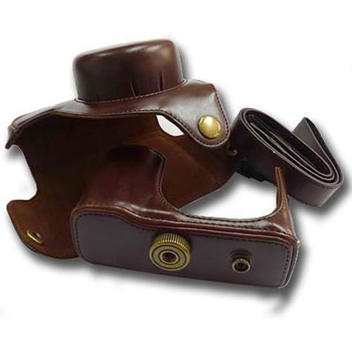 MegaGear Ever Ready PU Leather Camera Case and Strap for Canon PowerShot G1X