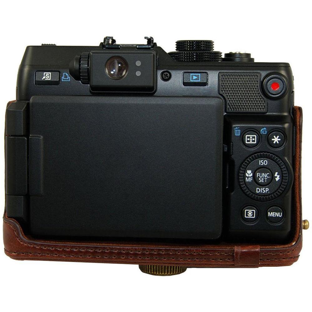 MegaGear Ever Ready PU Leather Camera Case and Strap for Canon PowerShot G1X