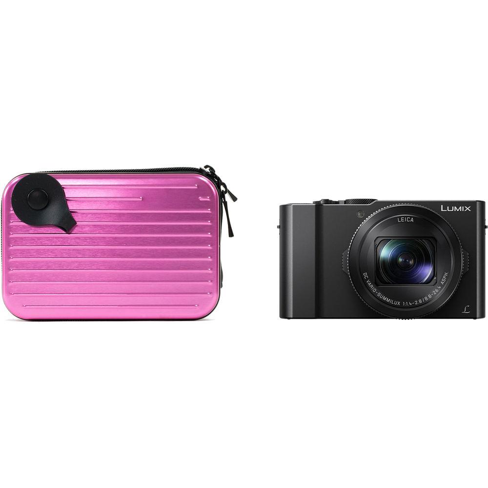 MegaGear Hard Aluminum Camera Case with Carabiner for LUMIX DMC-LX10K