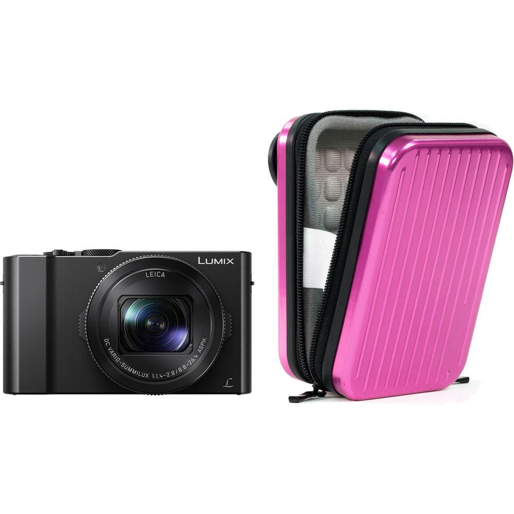 MegaGear Hard Aluminum Camera Case with Carabiner for LUMIX DMC-LX10K