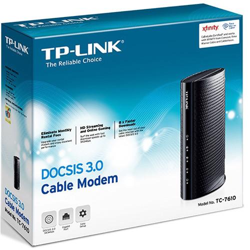 TP-Link TC-7610 DOCSIS 3.0 Cable Modem Retail Box