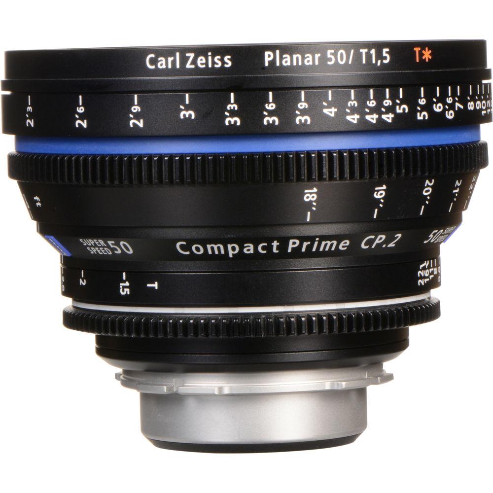 ZEISS Compact Prime CP.2 50mm T1.5 Super Speed PL Mount with Imperial Markings