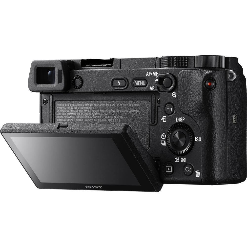 Sony Alpha a6300 Mirrorless Digital Camera with 16-50mm Lens, Sony, Alpha, a6300, Mirrorless, Digital, Camera, with, 16-50mm, Lens