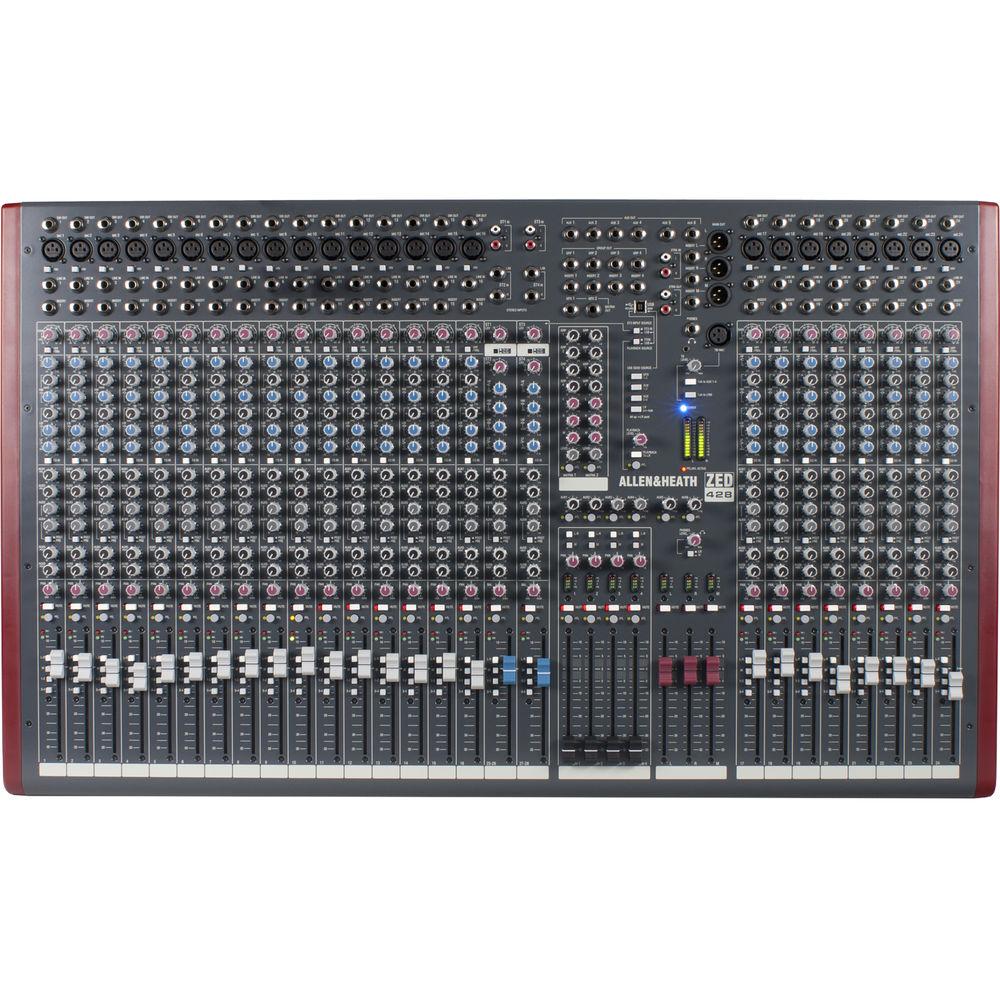 Allen & Heath ZED428 - 28-Input, 4-Buss Recording Mixer with USB Connection