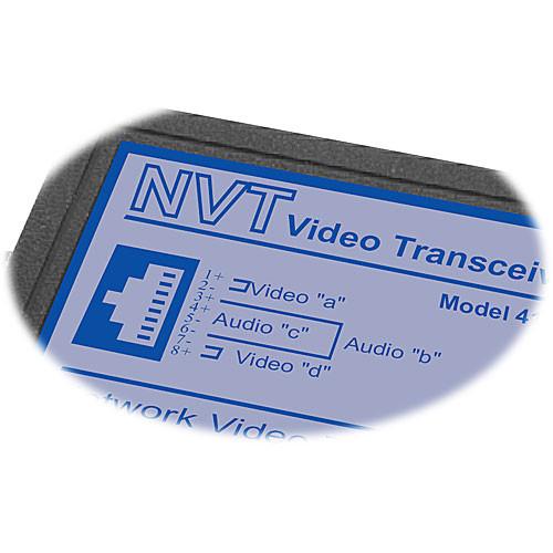 NVT NV-418A Dual Channel Passive Video Audio Transceiver