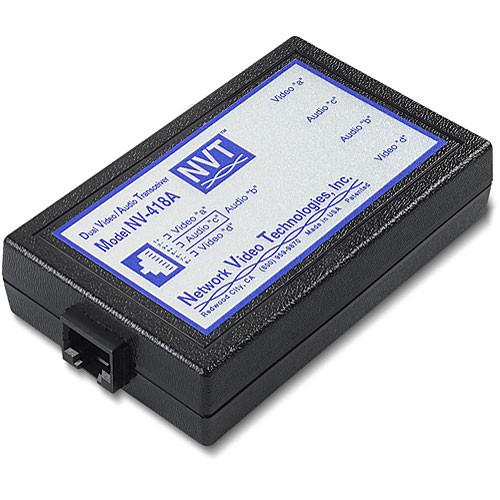 NVT NV-418A Dual Channel Passive Video Audio Transceiver