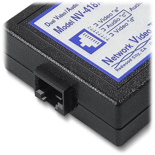 NVT NV-418A Dual Channel Passive Video Audio Transceiver