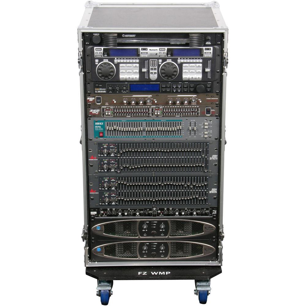 Odyssey Innovative Designs FZAR20 Flight Zone 20 Space Amp Rack Case with Wheels