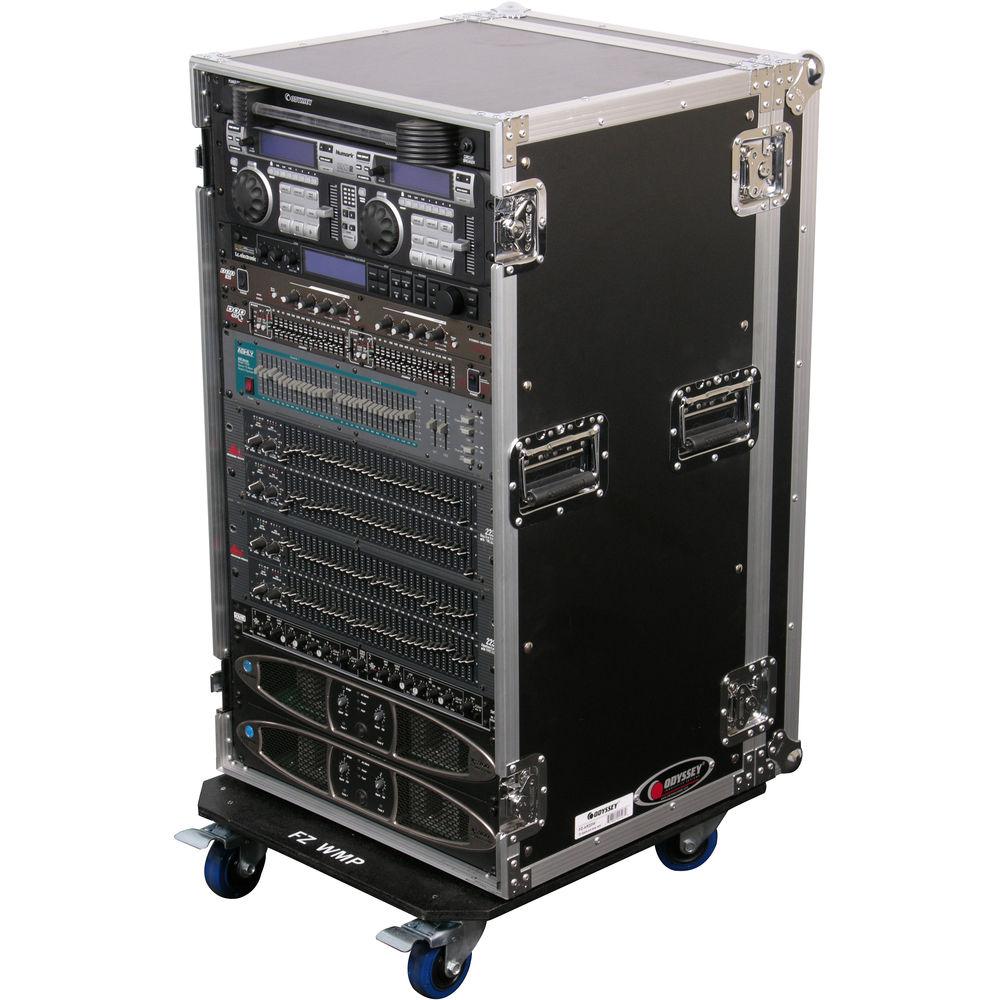 Odyssey Innovative Designs FZAR20 Flight Zone 20 Space Amp Rack Case with Wheels