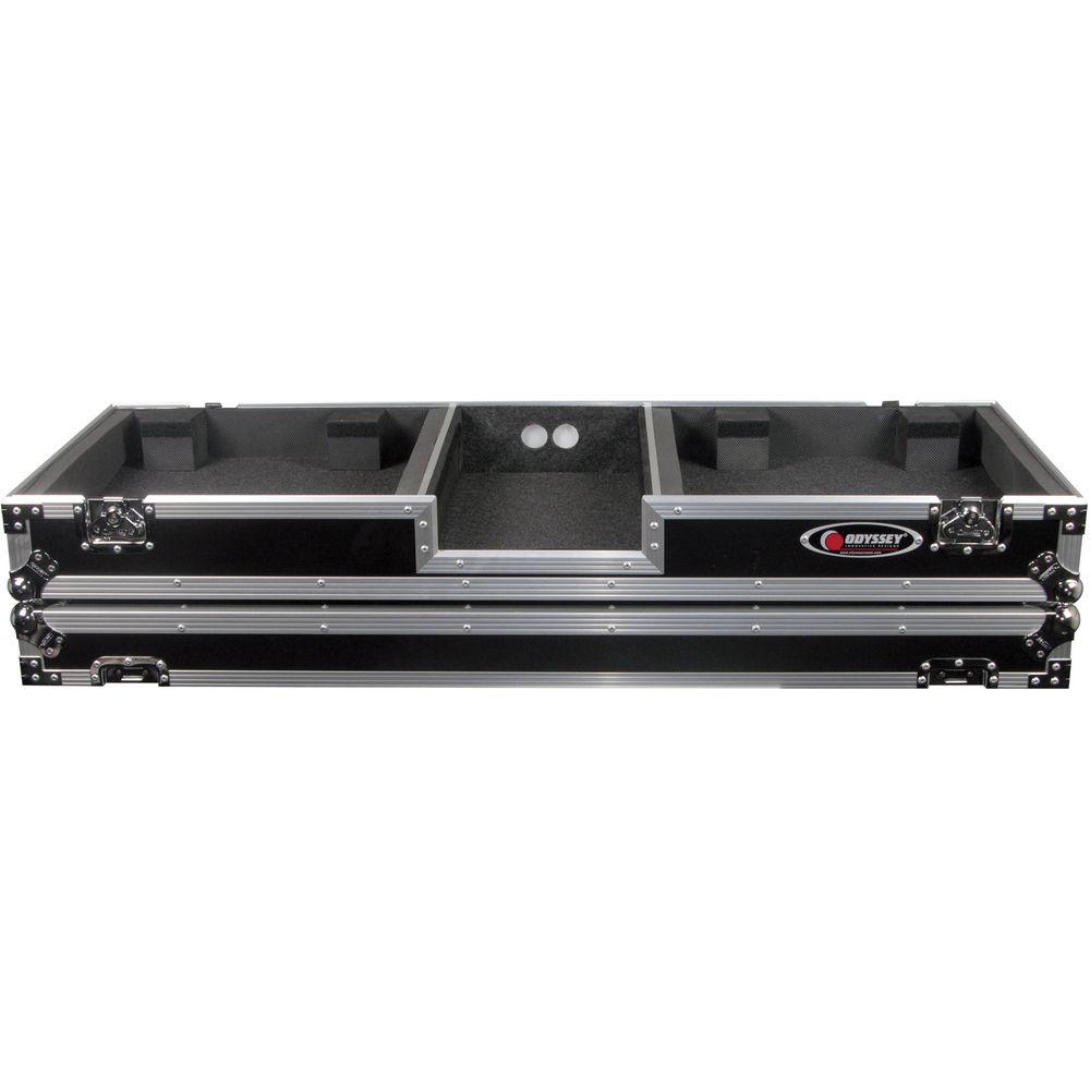 Odyssey Innovative Designs FZDJ10W Flight Zone DJ 10" Mixer Turntable Coffin Case with Wheels