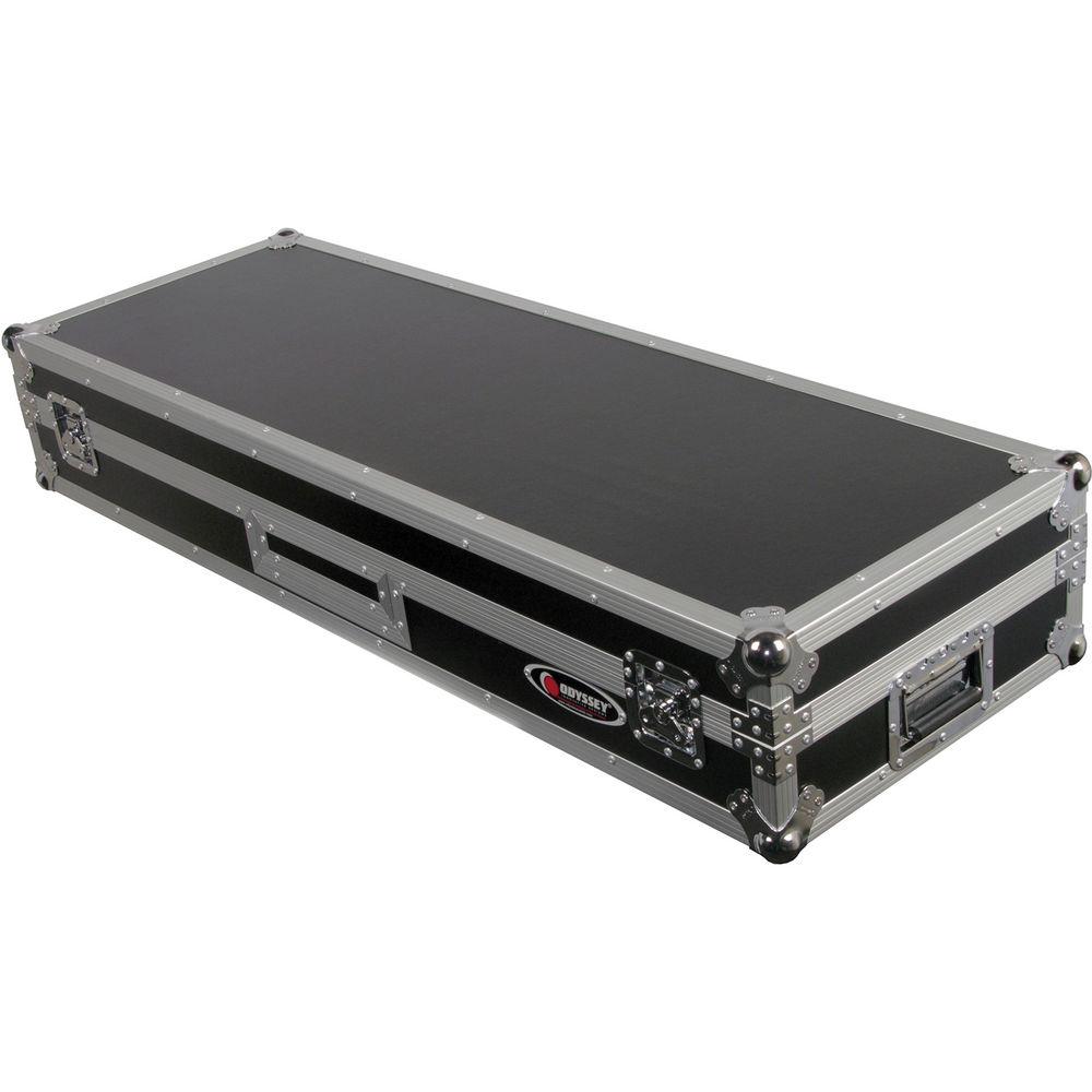 Odyssey Innovative Designs FZDJ12W Flight Zone DJ 12" Mixer Turntable Coffin Case with Wheels