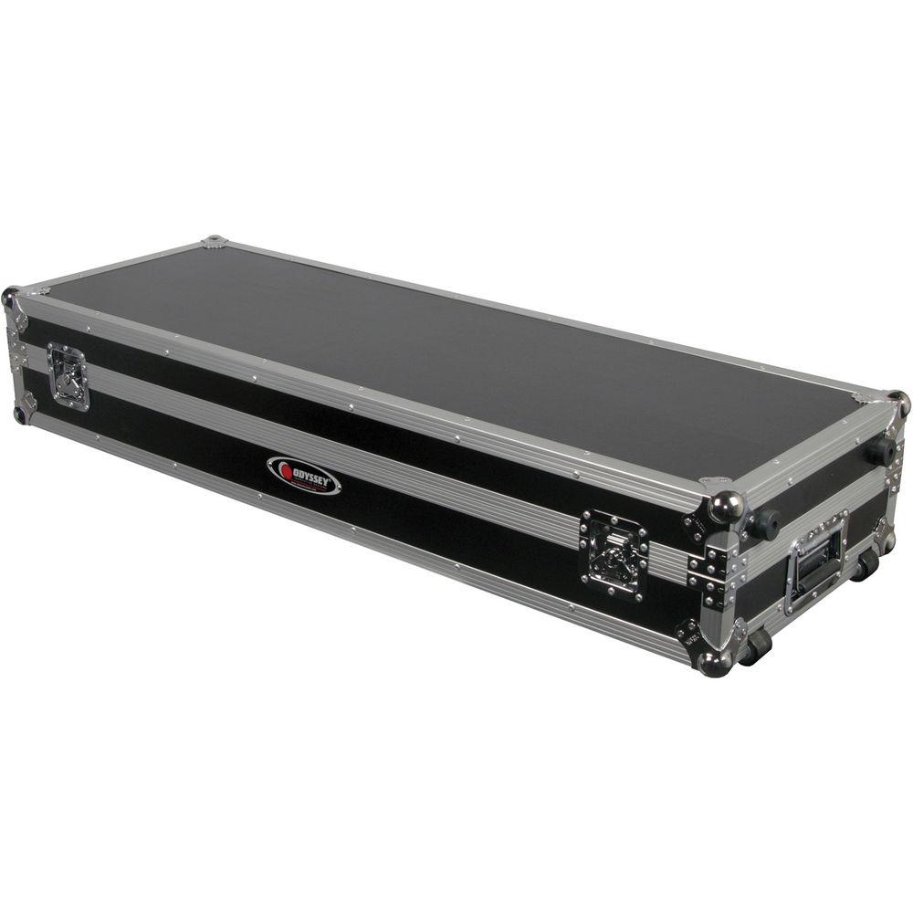 Odyssey Innovative Designs FZDJ12W Flight Zone DJ 12" Mixer Turntable Coffin Case with Wheels