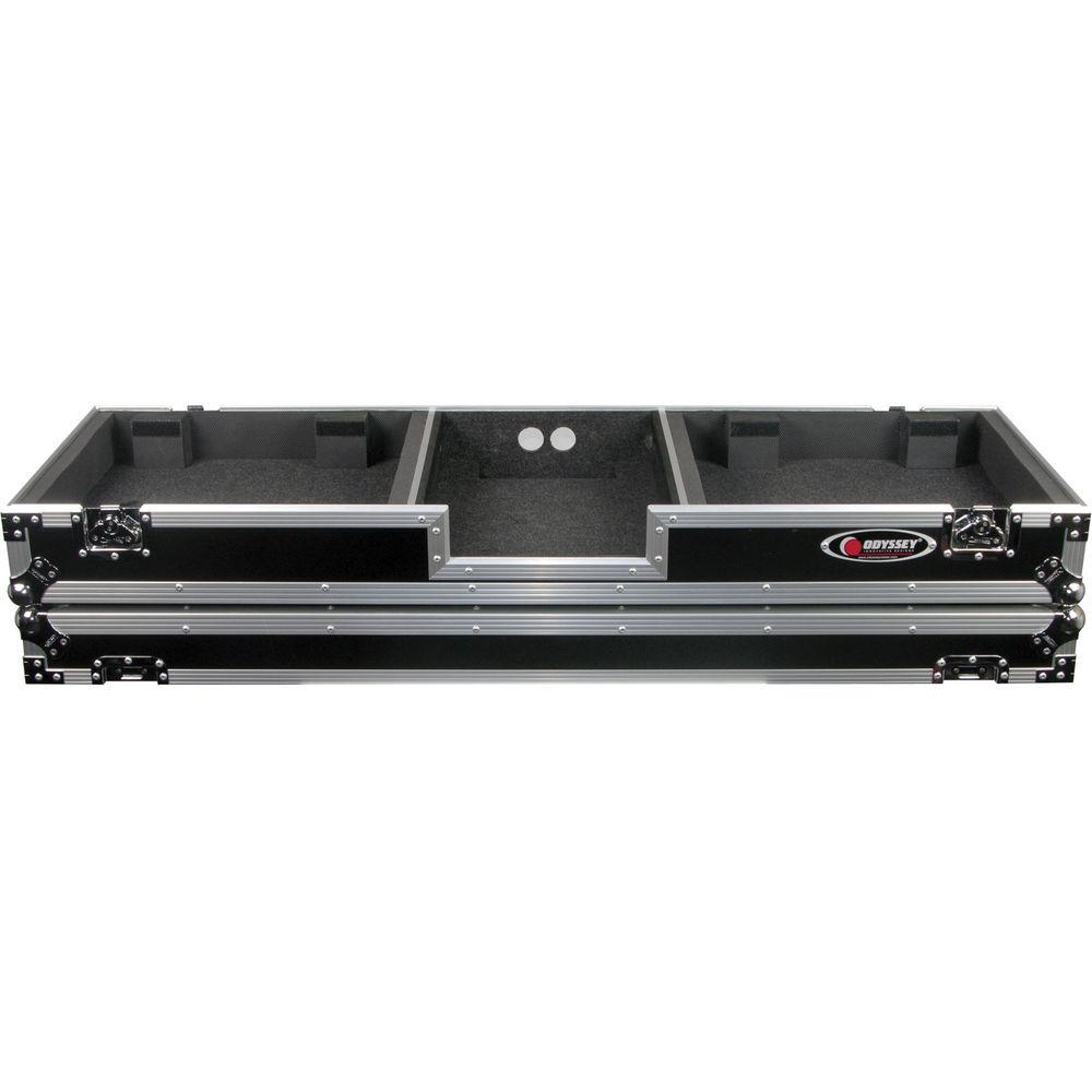 Odyssey Innovative Designs FZDJ12W Flight Zone DJ 12" Mixer Turntable Coffin Case with Wheels