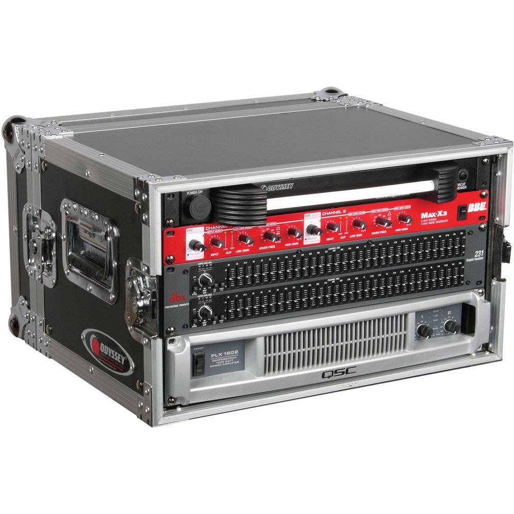 Odyssey Innovative Designs FZER6 Flight Zone Shallow Six Space Special Effects Rack Case