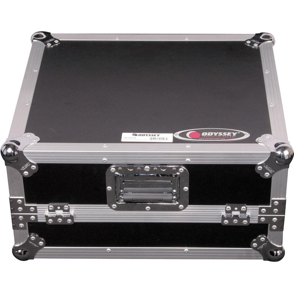 Odyssey Innovative Designs FZGS10 Flight Zone Glide Style Slanted Eight Space Combo Rack Case