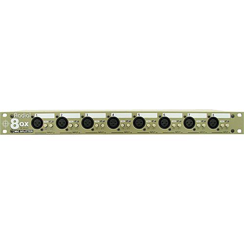 Radial Engineering OX8 - Eight-Channel Three Way Mic Level Signal Splitter