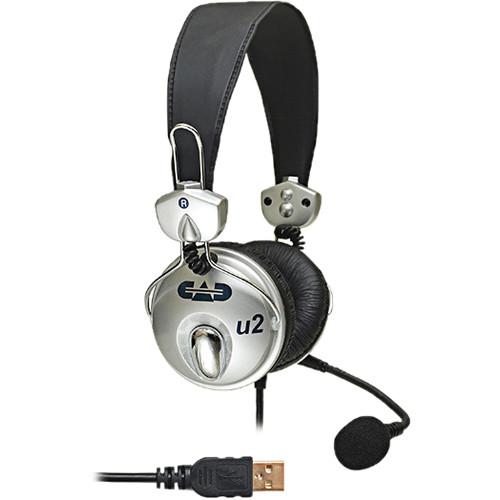 CAD U2 - USB Stereo Headphones with Condenser Microphone