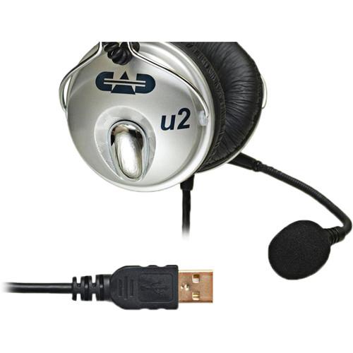 CAD U2 - USB Stereo Headphones with Condenser Microphone