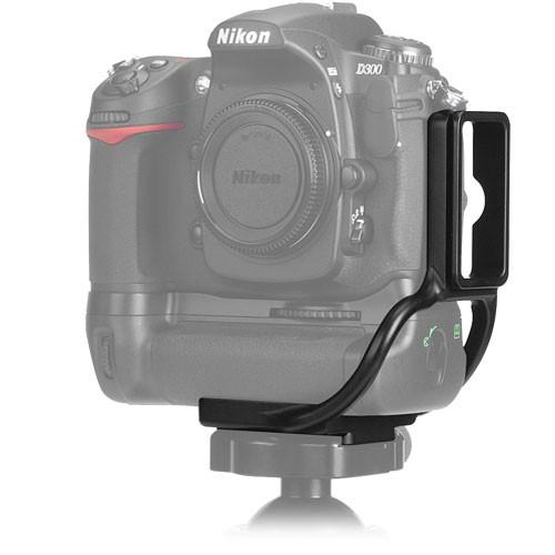 Kirk BL-D300G Compact L-Bracket for Nikon D300 or D700 with MB-D10 Camera