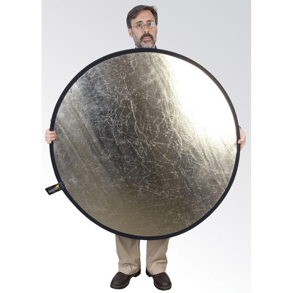 Impact Collapsible Circular Reflector Disc - Gold Silver - 32"