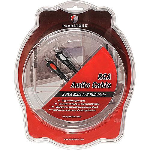Pearstone 2 RCA Male to 2 RCA Male Audio Cable